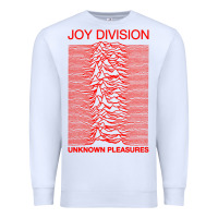 White joy division Premium Sweatshirt - linhVisuals