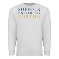 Dove Grey suffolk university Premium Sweatshirt - linhVisuals