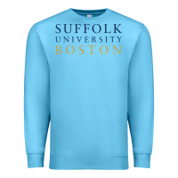 Ocean Blue suffolk university Premium Sweatshirt - linhVisuals