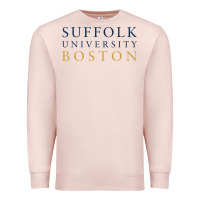 Pale Pink suffolk university Premium Sweatshirt - linhVisuals