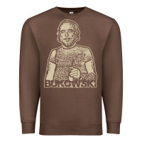 Chestnut vintage charles bukowski Premium Sweatshirt - linhVisuals