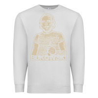 Dove Grey vintage charles bukowski Premium Sweatshirt - linhVisuals