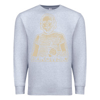 Heather Grey vintage charles bukowski Premium Sweatshirt - linhVisuals