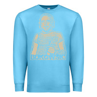 Ocean Blue vintage charles bukowski Premium Sweatshirt - linhVisuals