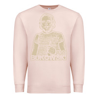 Pale Pink vintage charles bukowski Premium Sweatshirt - linhVisuals