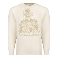 Sandshell vintage charles bukowski Premium Sweatshirt - linhVisuals