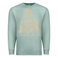 Seafoam vintage charles bukowski Premium Sweatshirt - linhVisuals