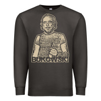 Smoke vintage charles bukowski Premium Sweatshirt - linhVisuals