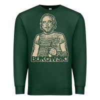 Sports Green vintage charles bukowski Premium Sweatshirt - linhVisuals