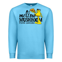 Ocean Blue mellow mushroom Premium Sweatshirt - linhVisuals