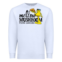 White mellow mushroom Premium Sweatshirt - linhVisuals