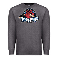 Charcoal Heather Ice-Hogs Premium Sweatshirt - linhVisuals