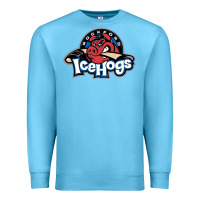 Ocean Blue Ice-Hogs Premium Sweatshirt - linhVisuals