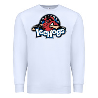 White Ice-Hogs Premium Sweatshirt - linhVisuals