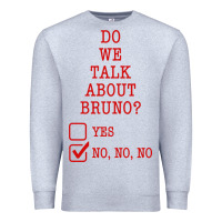 Heather Grey we don’t talk about bruno Premium Sweatshirt - linhVisuals