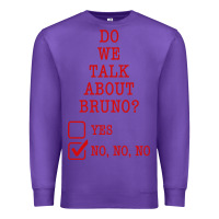 Purple we don’t talk about bruno Premium Sweatshirt - linhVisuals