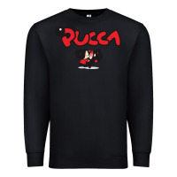 Black pucca and garu Premium Sweatshirt - linhVisuals