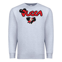 Heather Grey pucca and garu Premium Sweatshirt - linhVisuals