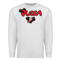Oatmeal Heather pucca and garu Premium Sweatshirt - linhVisuals