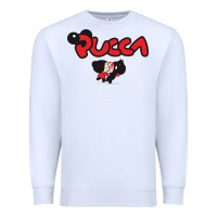 White pucca and garu Premium Sweatshirt - linhVisuals