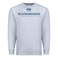Heather Grey Old Dominion University Premium Sweatshirt - linhVisuals
