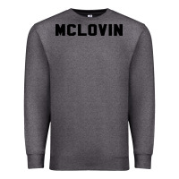 Charcoal Heather mclovin novelty humor Premium Sweatshirt - linhVisuals