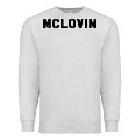 Dove Grey mclovin novelty humor Premium Sweatshirt - linhVisuals