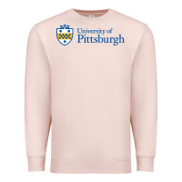 Pale Pink University of Pittsburgh Premium Sweatshirt - linhVisuals