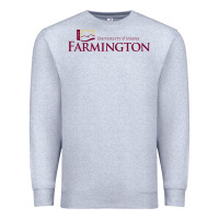 Heather Grey university of maine at farmington Premium Sweatshirt - linhVisuals