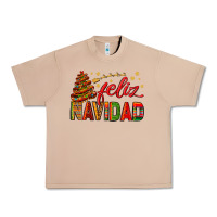 Burro Feliz Navidad With Sombrero Tree Urban Heavy Tee - BundleAndBundleShop