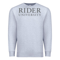 Heather Grey Rider University Premium Sweatshirt - linhVisuals