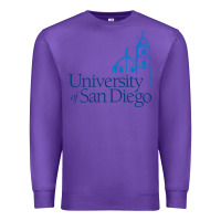 Purple University of San Diego Premium Sweatshirt - linhVisuals