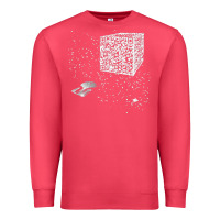 Cardinal qr code cube we are the borg Premium Sweatshirt - linhVisuals