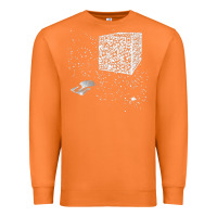 Carrot qr code cube we are the borg Premium Sweatshirt - linhVisuals