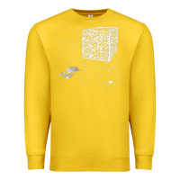 Lemon qr code cube we are the borg Premium Sweatshirt - linhVisuals