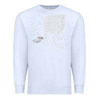 White qr code cube we are the borg Premium Sweatshirt - linhVisuals