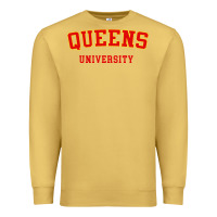 Antique Gold queens university Premium Sweatshirt - linhVisuals