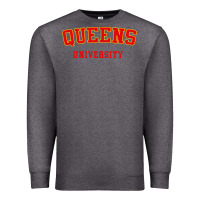 Charcoal Heather queens university Premium Sweatshirt - linhVisuals