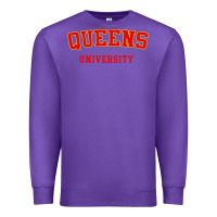Purple queens university Premium Sweatshirt - linhVisuals