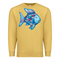 Antique Gold rainbow fish Premium Sweatshirt - linhVisuals
