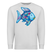 Dove Grey rainbow fish Premium Sweatshirt - linhVisuals