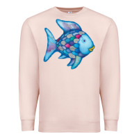 Pale Pink rainbow fish Premium Sweatshirt - linhVisuals