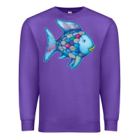 Purple rainbow fish Premium Sweatshirt - linhVisuals