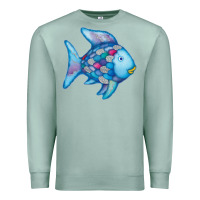 Seafoam rainbow fish Premium Sweatshirt - linhVisuals