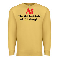 Antique Gold Art Institute of Pittsburgh Premium Sweatshirt - linhVisuals