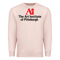 Pale Pink Art Institute of Pittsburgh Premium Sweatshirt - linhVisuals