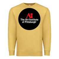 Antique Gold Art Institute of Pittsburgh Premium Sweatshirt - linhVisuals