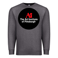 Charcoal Heather Art Institute of Pittsburgh Premium Sweatshirt - linhVisuals