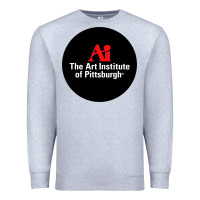 Heather Grey Art Institute of Pittsburgh Premium Sweatshirt - linhVisuals