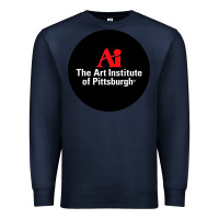 Navy Art Institute of Pittsburgh Premium Sweatshirt - linhVisuals